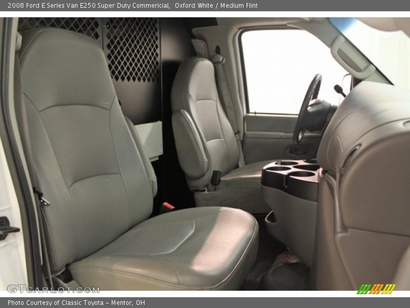 Oxford White / Medium Flint 2008 Ford E Series Van E250 Super Duty Commericial