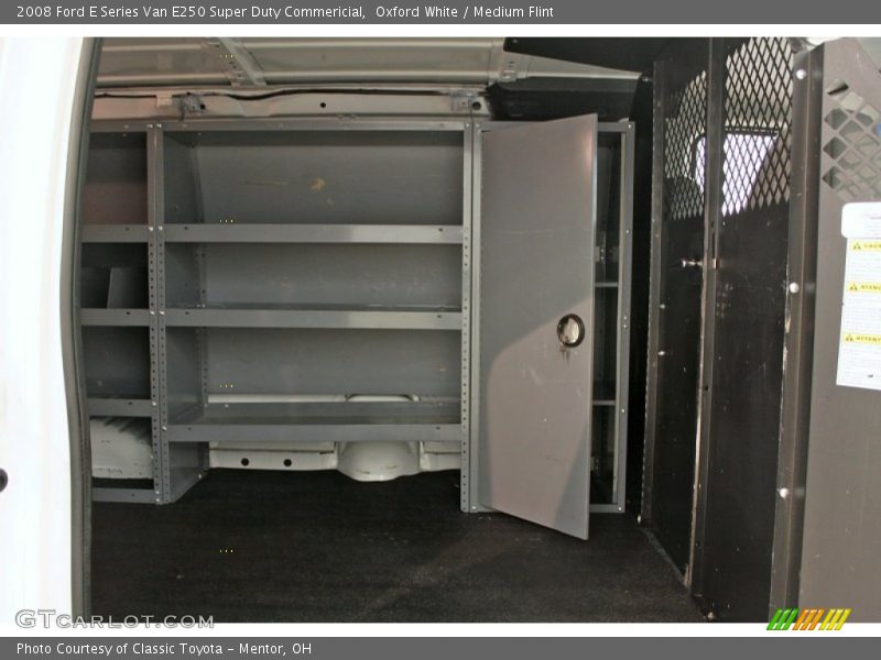 Oxford White / Medium Flint 2008 Ford E Series Van E250 Super Duty Commericial