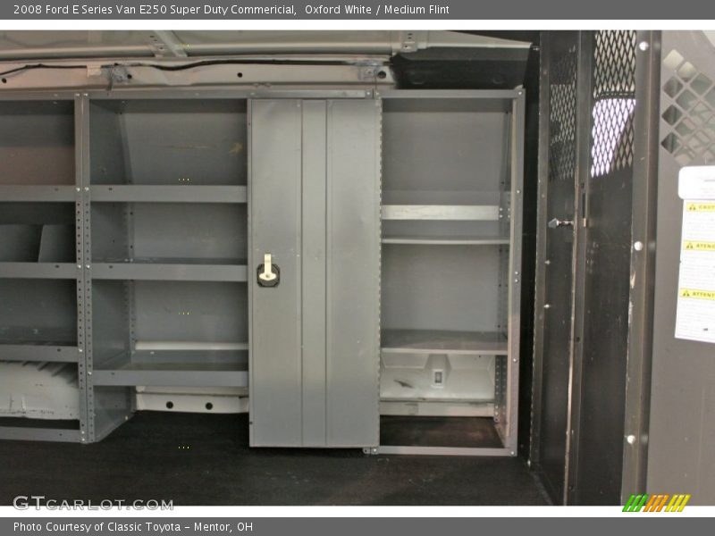 Oxford White / Medium Flint 2008 Ford E Series Van E250 Super Duty Commericial