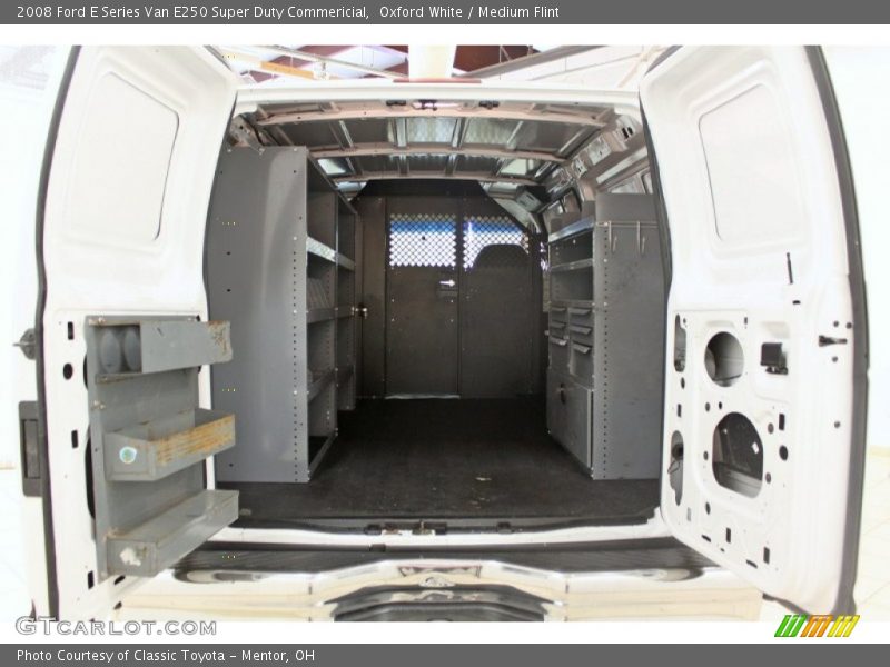 Oxford White / Medium Flint 2008 Ford E Series Van E250 Super Duty Commericial