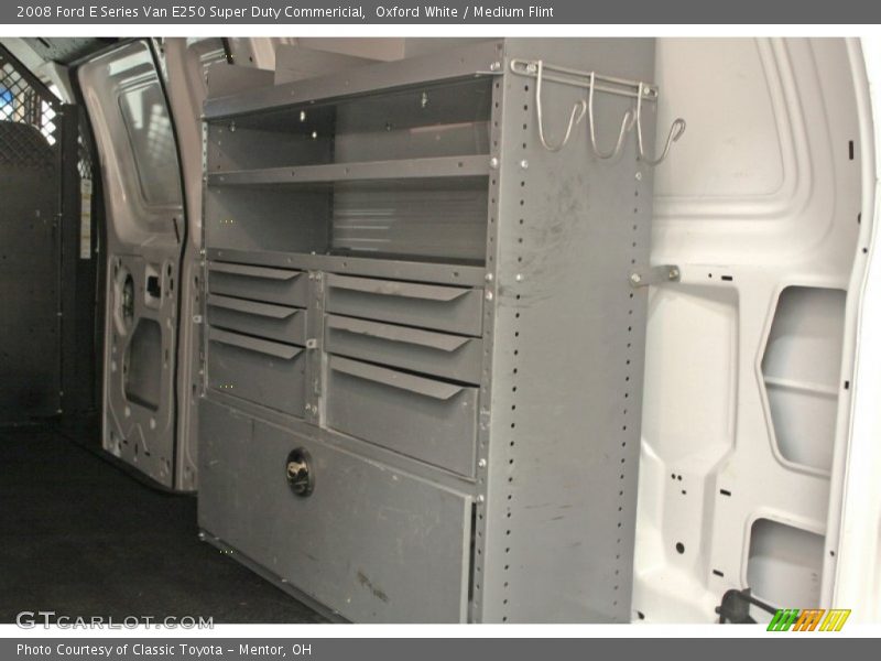 Oxford White / Medium Flint 2008 Ford E Series Van E250 Super Duty Commericial