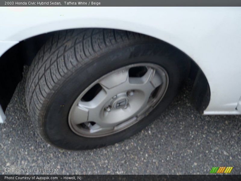 Taffeta White / Beige 2003 Honda Civic Hybrid Sedan
