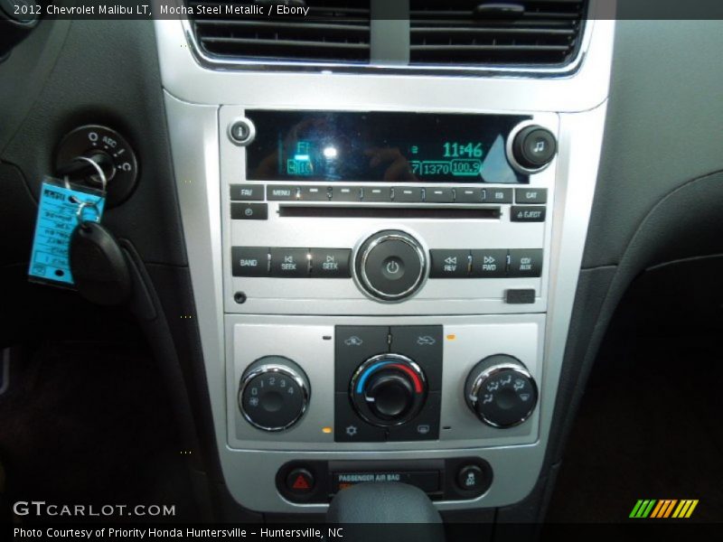 Mocha Steel Metallic / Ebony 2012 Chevrolet Malibu LT
