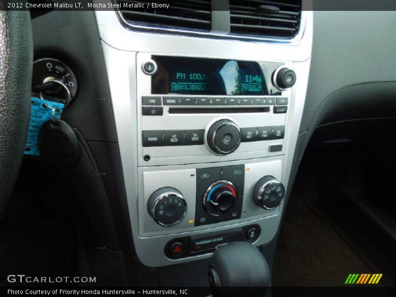 Mocha Steel Metallic / Ebony 2012 Chevrolet Malibu LT
