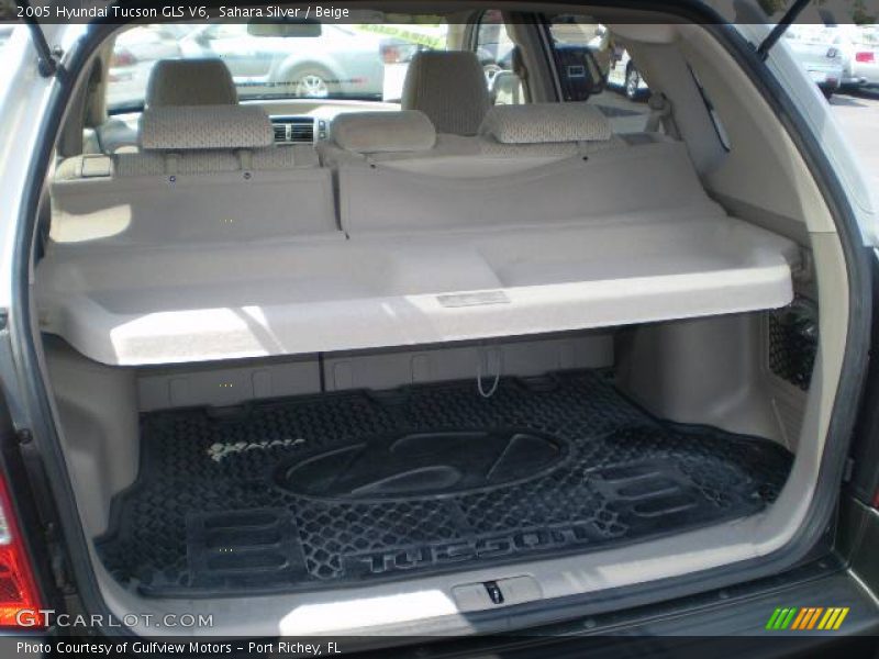 Sahara Silver / Beige 2005 Hyundai Tucson GLS V6