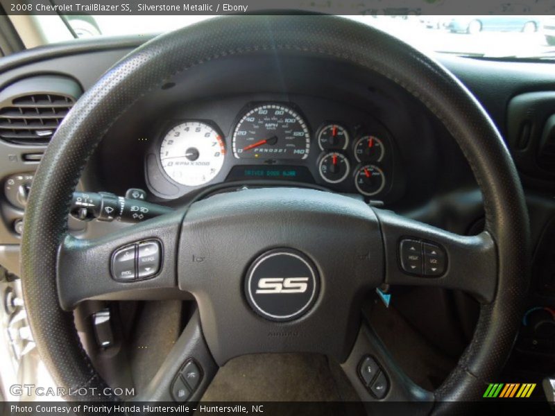 Silverstone Metallic / Ebony 2008 Chevrolet TrailBlazer SS