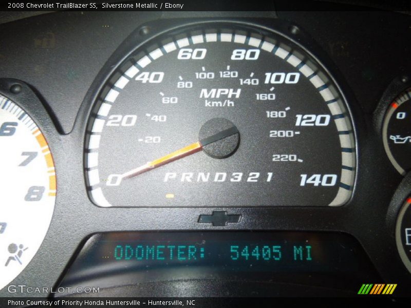 Silverstone Metallic / Ebony 2008 Chevrolet TrailBlazer SS