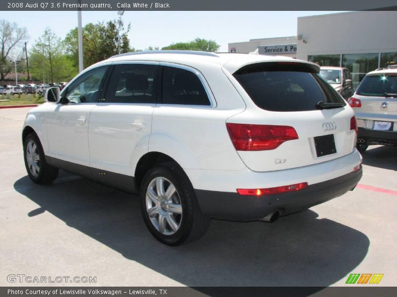 Calla White / Black 2008 Audi Q7 3.6 Premium quattro