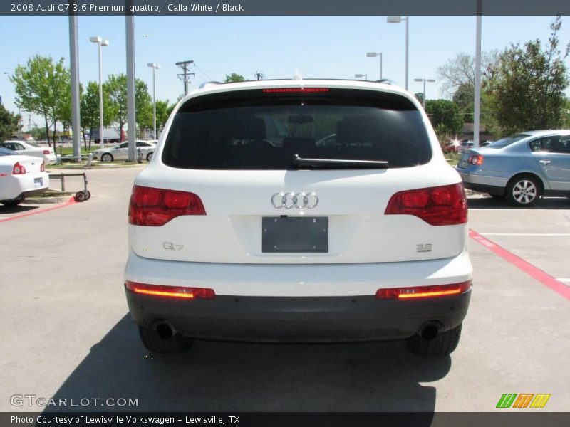Calla White / Black 2008 Audi Q7 3.6 Premium quattro