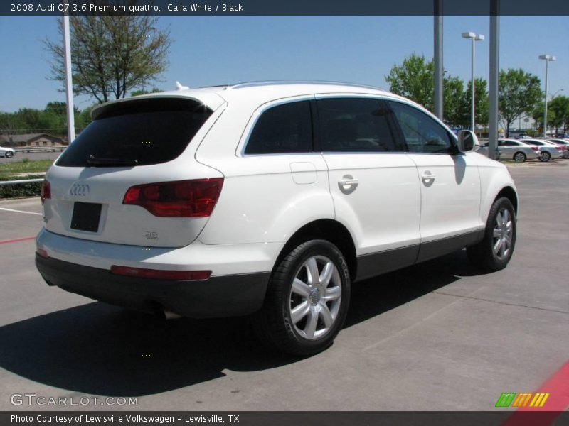 Calla White / Black 2008 Audi Q7 3.6 Premium quattro
