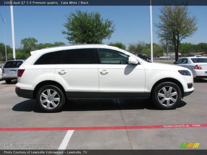 Calla White / Black 2008 Audi Q7 3.6 Premium quattro