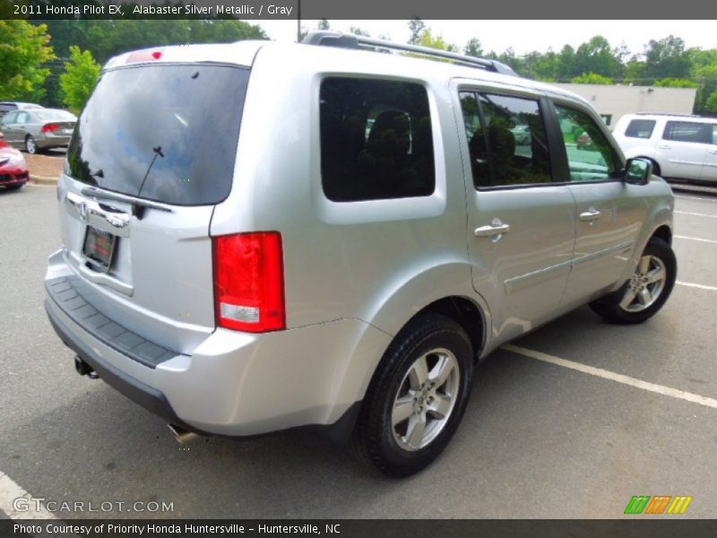 Alabaster Silver Metallic / Gray 2011 Honda Pilot EX