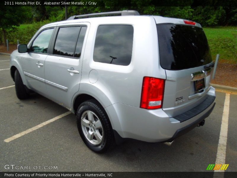 Alabaster Silver Metallic / Gray 2011 Honda Pilot EX