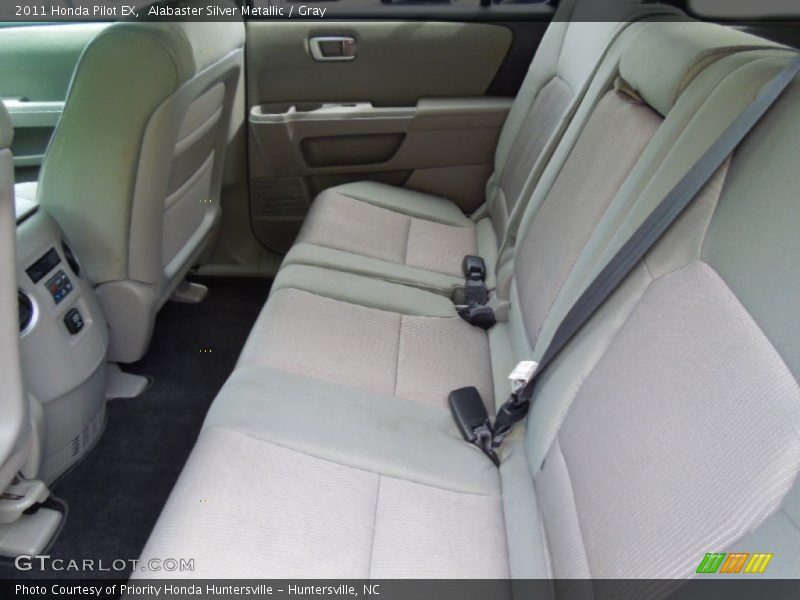 Alabaster Silver Metallic / Gray 2011 Honda Pilot EX