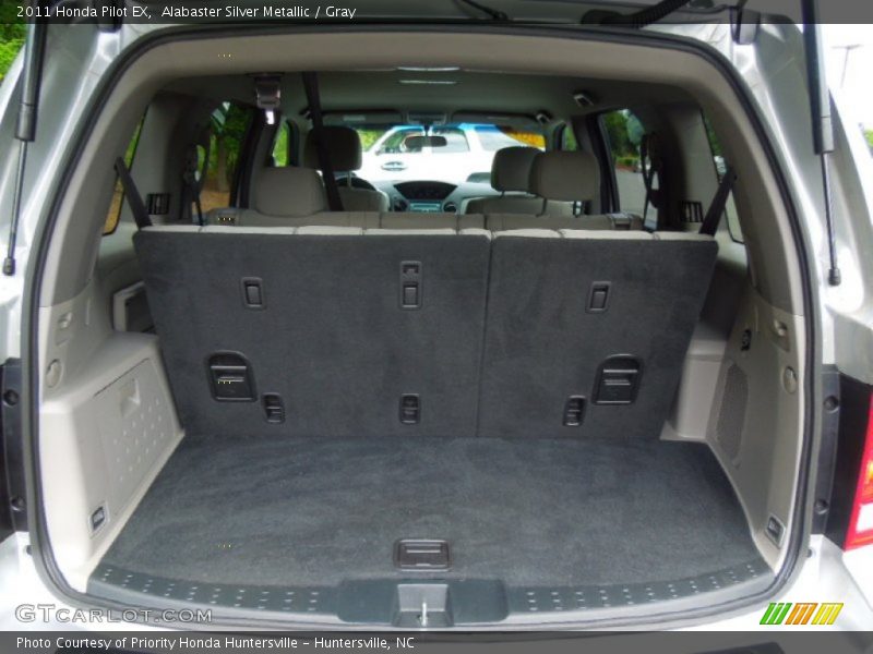 Alabaster Silver Metallic / Gray 2011 Honda Pilot EX