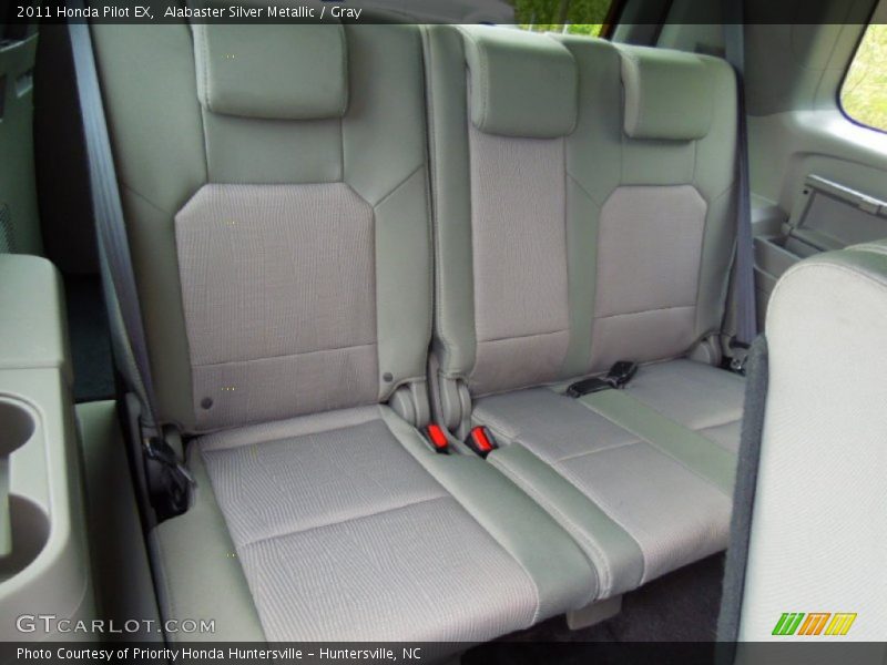 Alabaster Silver Metallic / Gray 2011 Honda Pilot EX