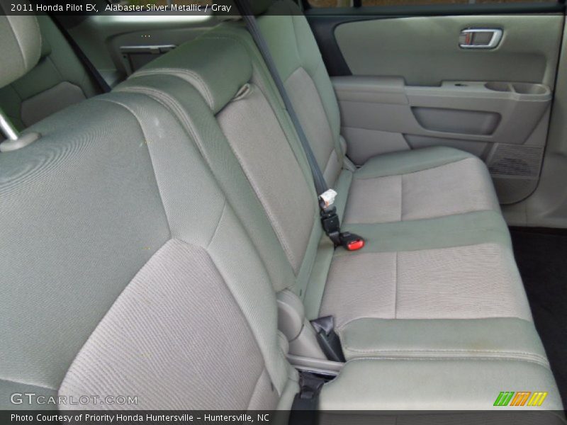 Alabaster Silver Metallic / Gray 2011 Honda Pilot EX