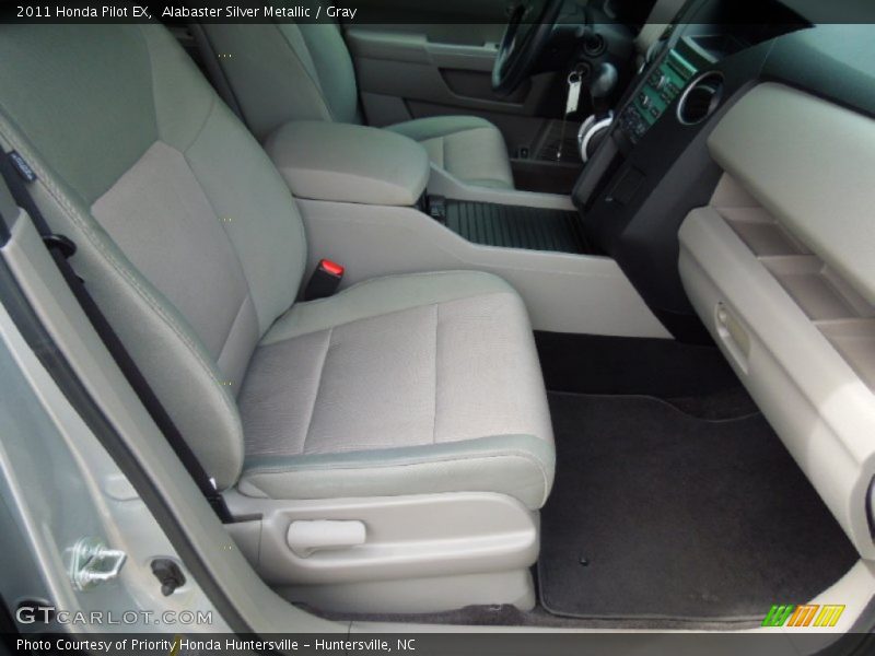 Alabaster Silver Metallic / Gray 2011 Honda Pilot EX
