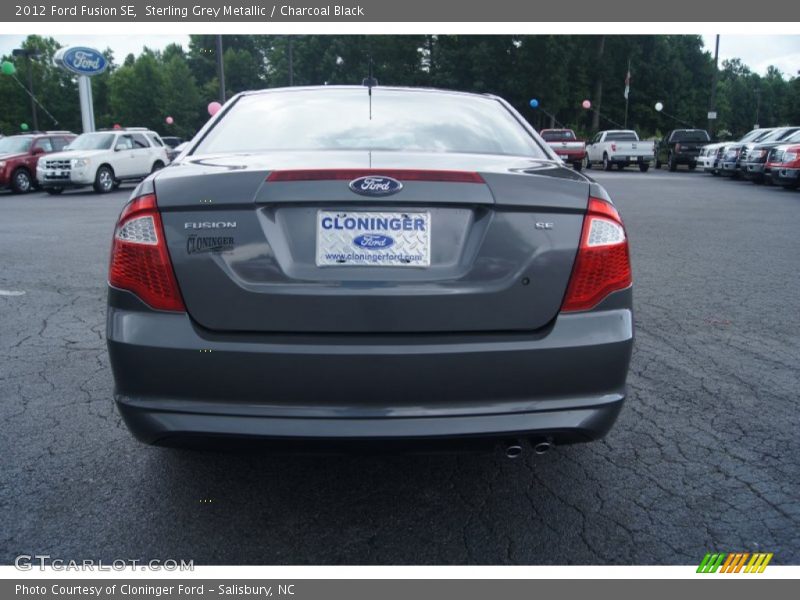 Sterling Grey Metallic / Charcoal Black 2012 Ford Fusion SE