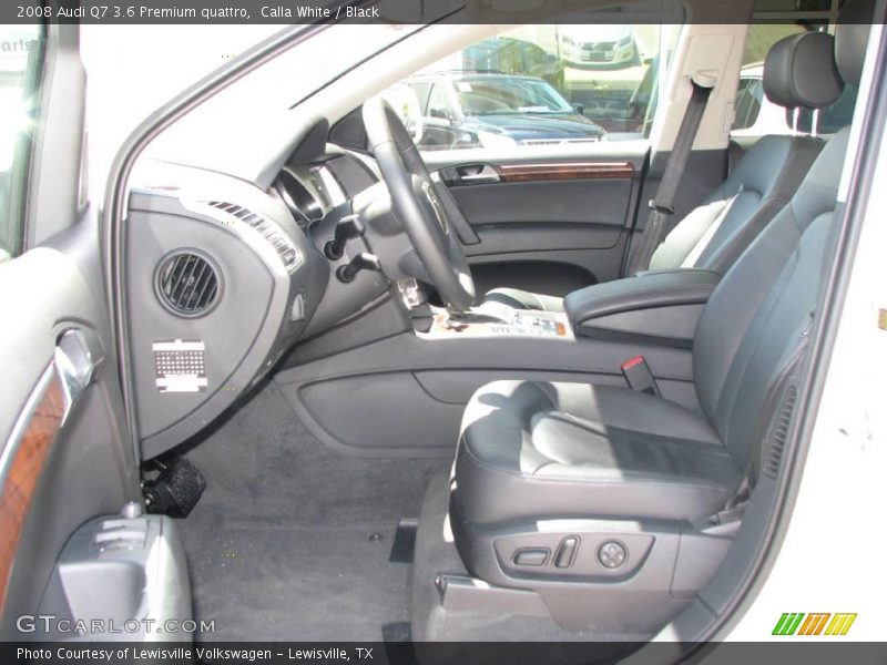 Calla White / Black 2008 Audi Q7 3.6 Premium quattro