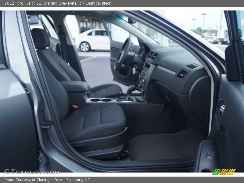 Sterling Grey Metallic / Charcoal Black 2012 Ford Fusion SE