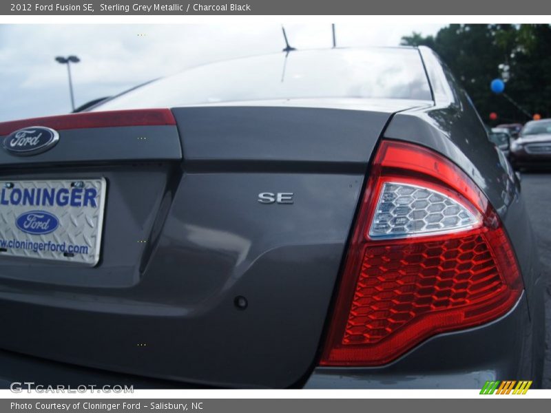 Sterling Grey Metallic / Charcoal Black 2012 Ford Fusion SE