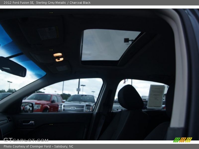 Sterling Grey Metallic / Charcoal Black 2012 Ford Fusion SE