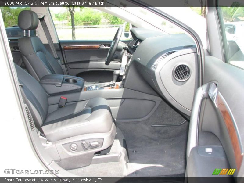 Calla White / Black 2008 Audi Q7 3.6 Premium quattro