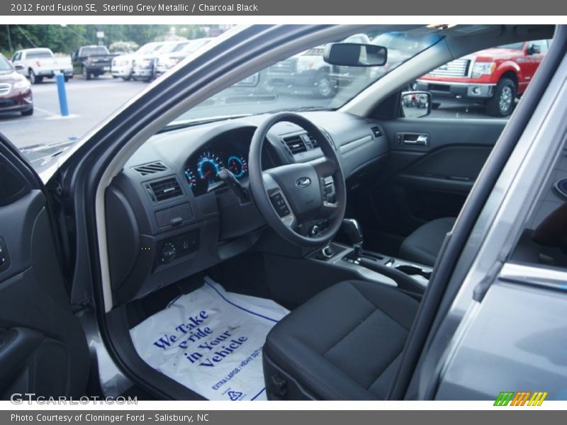 Sterling Grey Metallic / Charcoal Black 2012 Ford Fusion SE