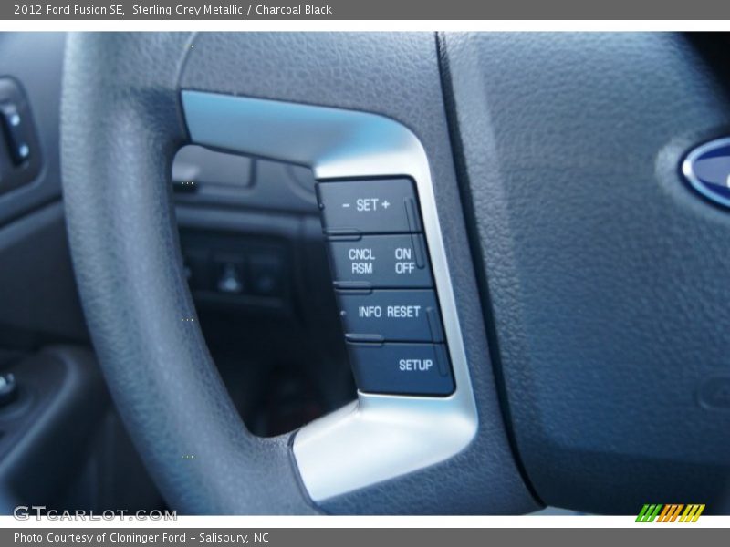 Sterling Grey Metallic / Charcoal Black 2012 Ford Fusion SE