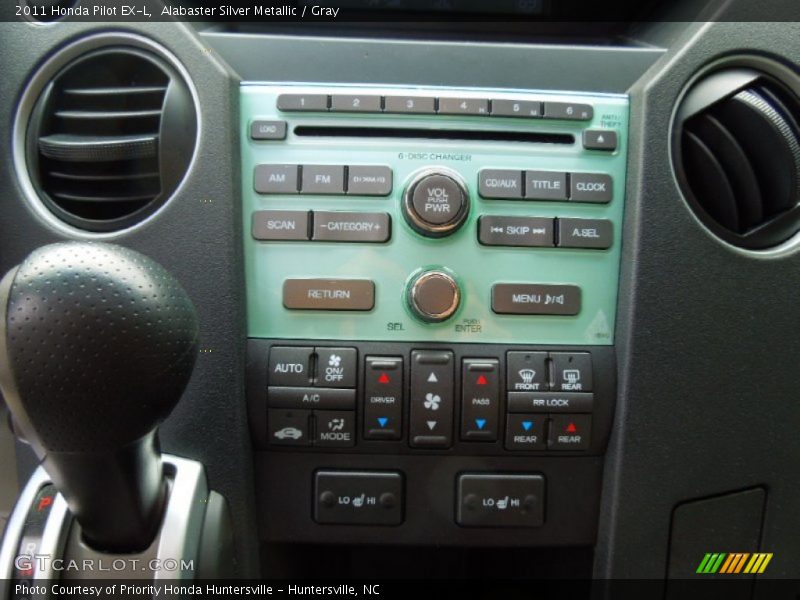 Alabaster Silver Metallic / Gray 2011 Honda Pilot EX-L