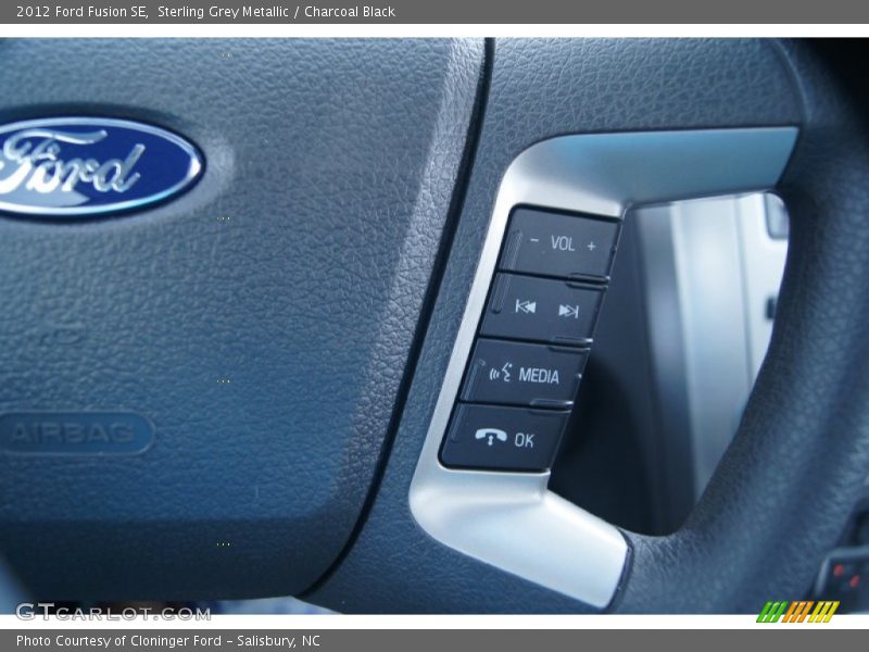 Sterling Grey Metallic / Charcoal Black 2012 Ford Fusion SE