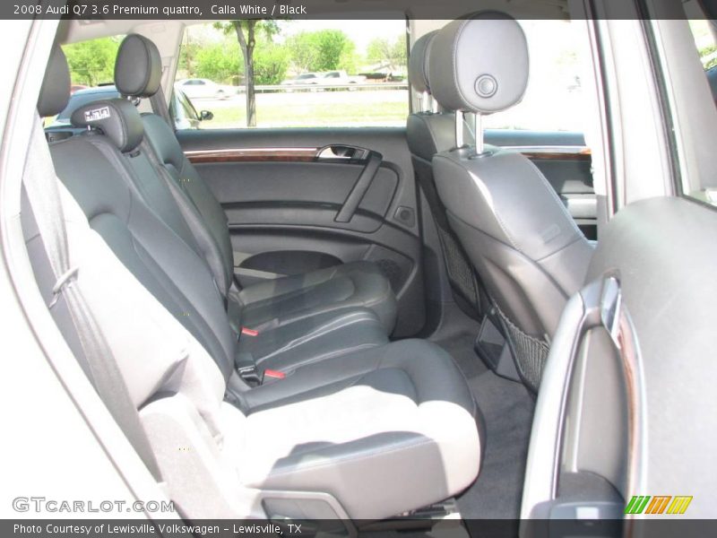 Calla White / Black 2008 Audi Q7 3.6 Premium quattro