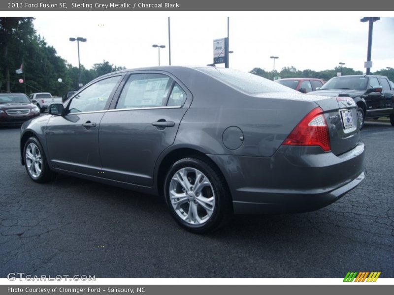 Sterling Grey Metallic / Charcoal Black 2012 Ford Fusion SE