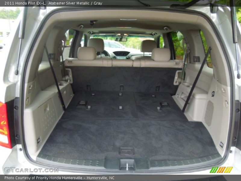Alabaster Silver Metallic / Gray 2011 Honda Pilot EX-L