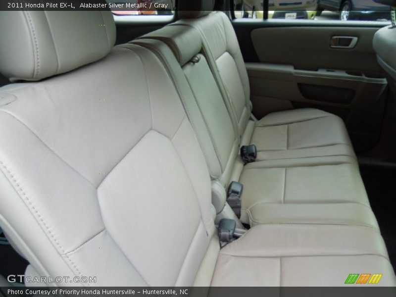 Alabaster Silver Metallic / Gray 2011 Honda Pilot EX-L