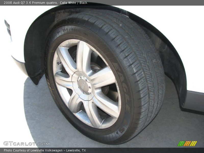 Calla White / Black 2008 Audi Q7 3.6 Premium quattro
