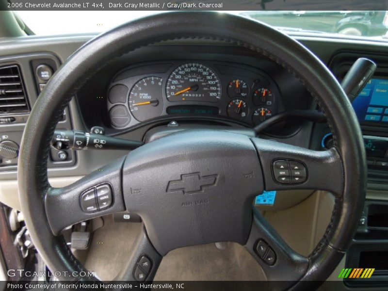Dark Gray Metallic / Gray/Dark Charcoal 2006 Chevrolet Avalanche LT 4x4