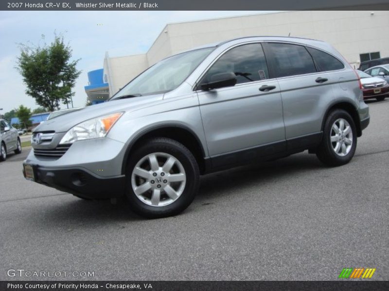 Whistler Silver Metallic / Black 2007 Honda CR-V EX