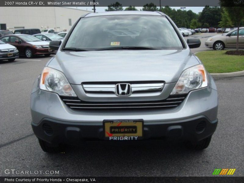 Whistler Silver Metallic / Black 2007 Honda CR-V EX