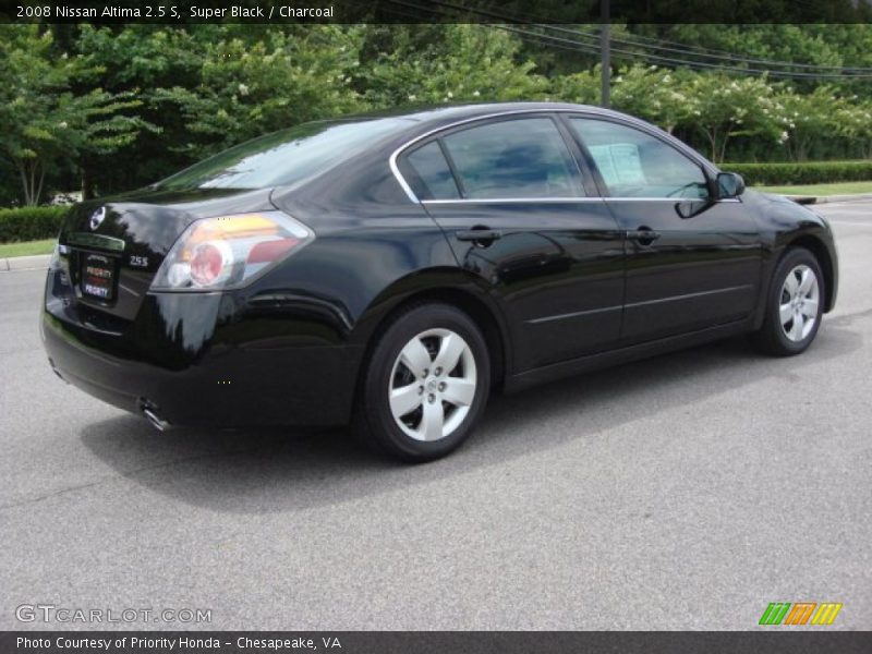 Super Black / Charcoal 2008 Nissan Altima 2.5 S