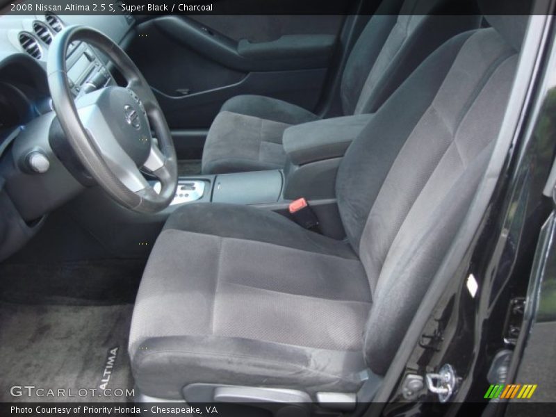 Super Black / Charcoal 2008 Nissan Altima 2.5 S