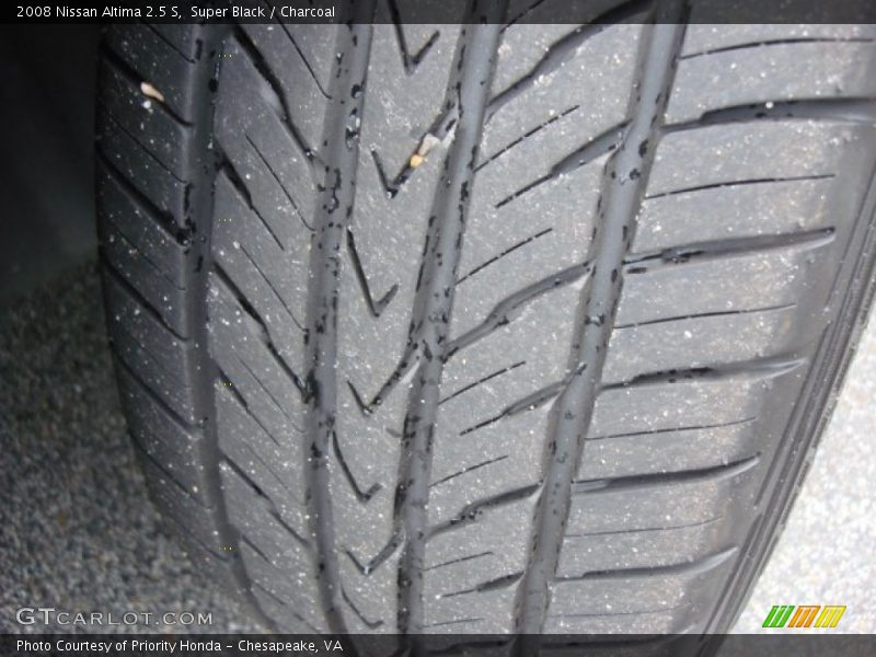 Super Black / Charcoal 2008 Nissan Altima 2.5 S