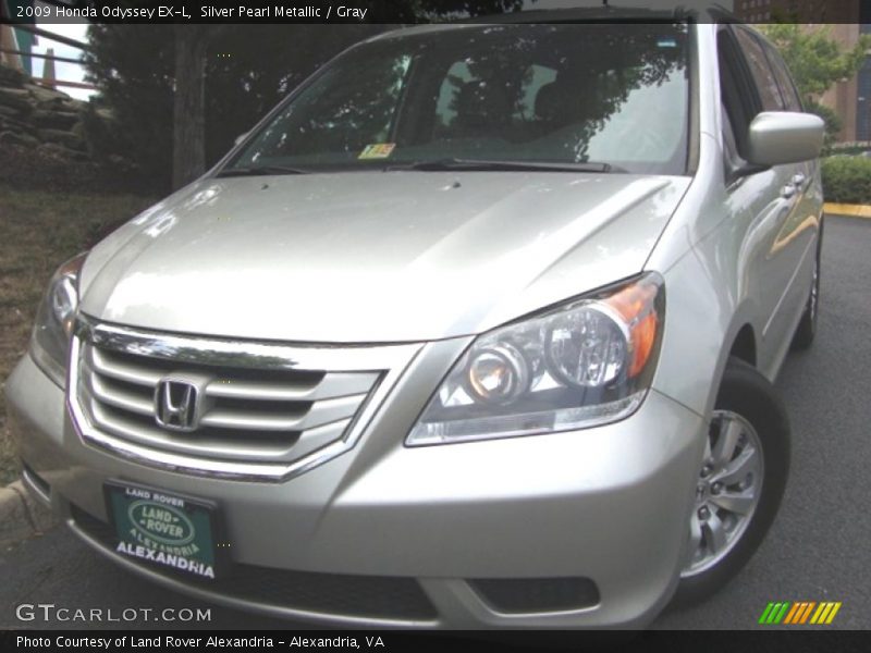 Silver Pearl Metallic / Gray 2009 Honda Odyssey EX-L