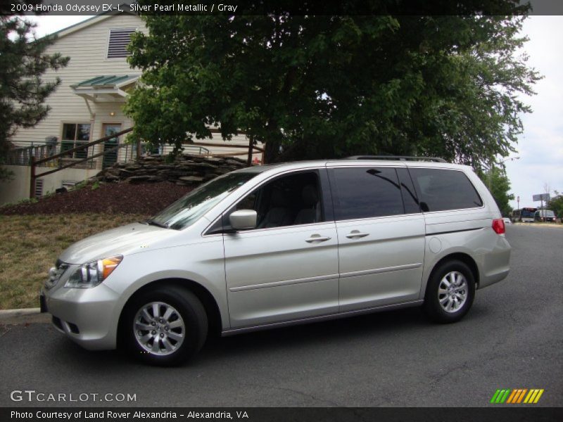 Silver Pearl Metallic / Gray 2009 Honda Odyssey EX-L