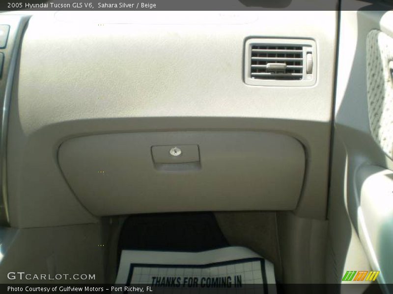 Sahara Silver / Beige 2005 Hyundai Tucson GLS V6
