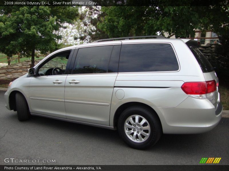 Silver Pearl Metallic / Gray 2009 Honda Odyssey EX-L