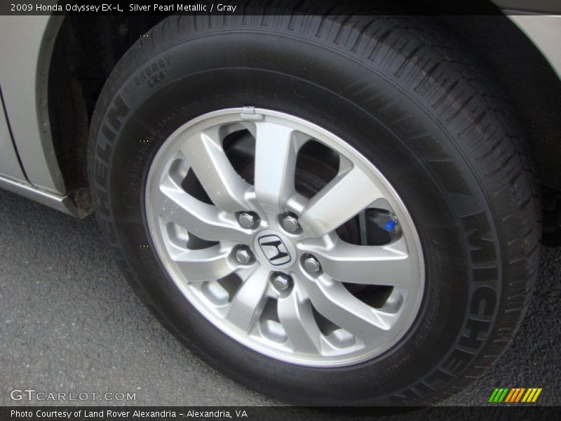 Silver Pearl Metallic / Gray 2009 Honda Odyssey EX-L