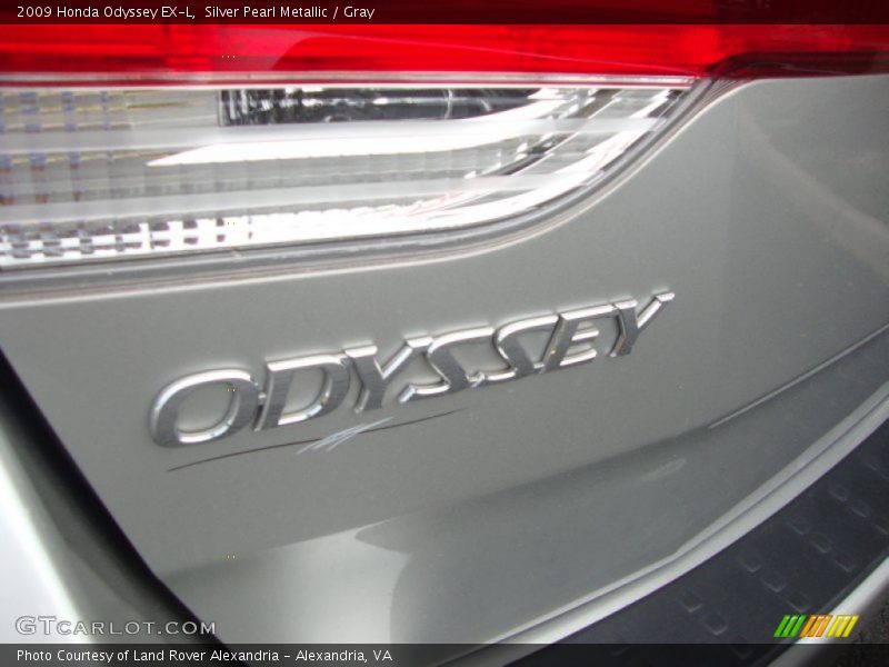 Silver Pearl Metallic / Gray 2009 Honda Odyssey EX-L