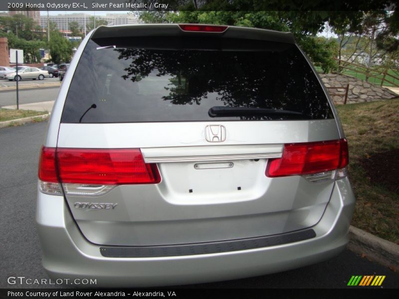 Silver Pearl Metallic / Gray 2009 Honda Odyssey EX-L
